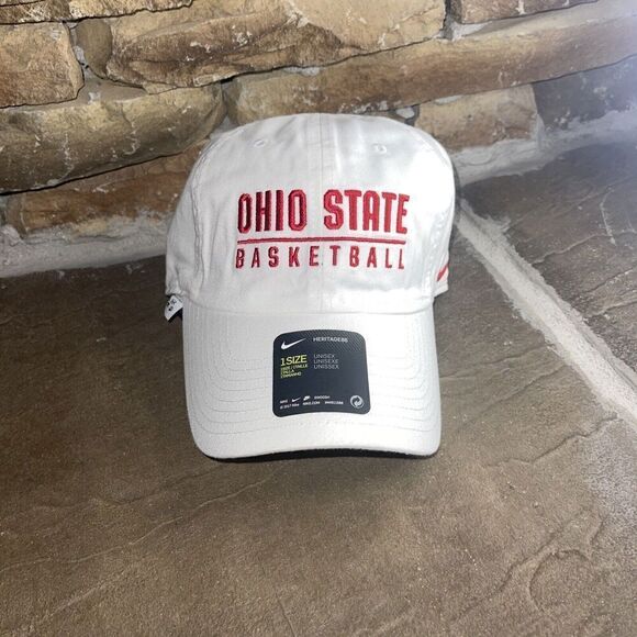 NWT Nike Campus Cap -- Ohio State Buckeyes Basketball -- Unisex, Adjustable - Picture 1 of 3